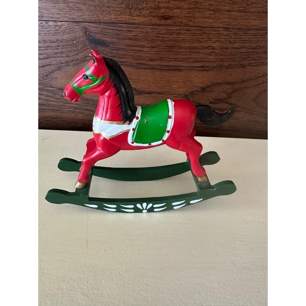 Vintage Rocking Folk Art Horse